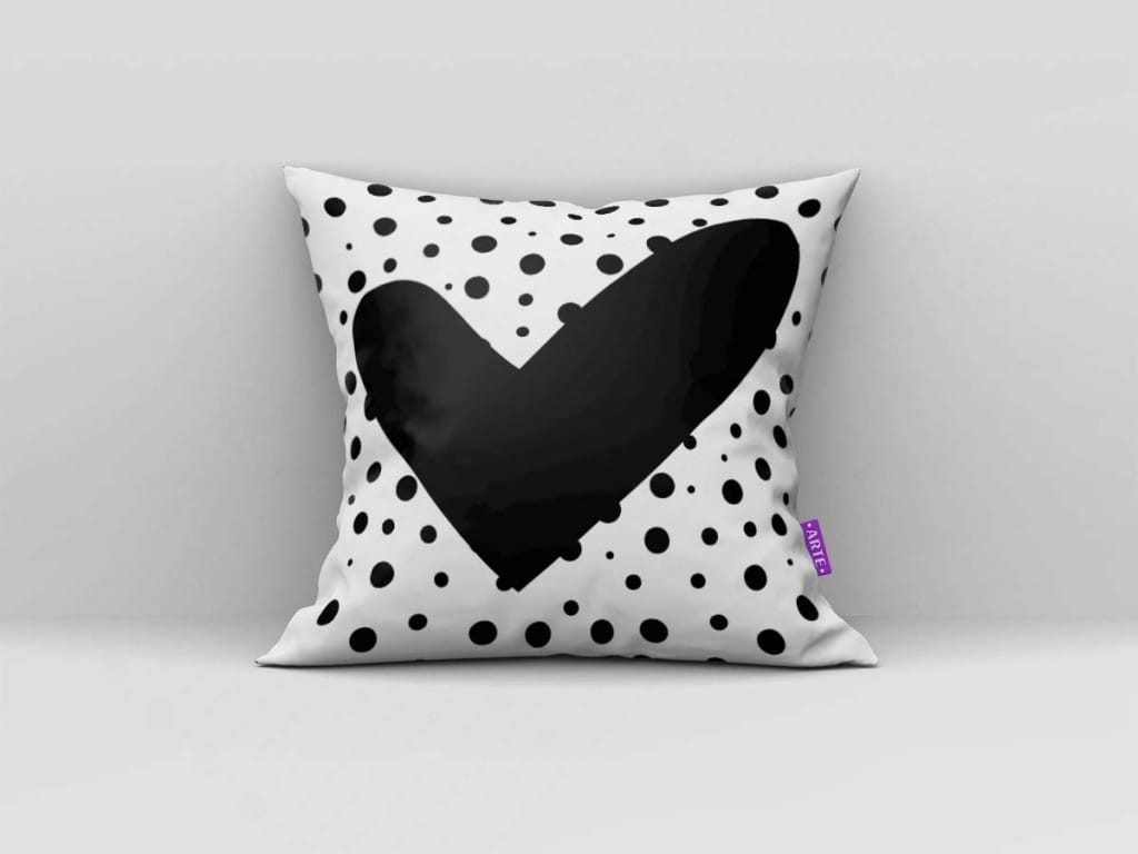 ARTE PARA ALMOFADA KIT CASAL - CORAÇÃO-4087