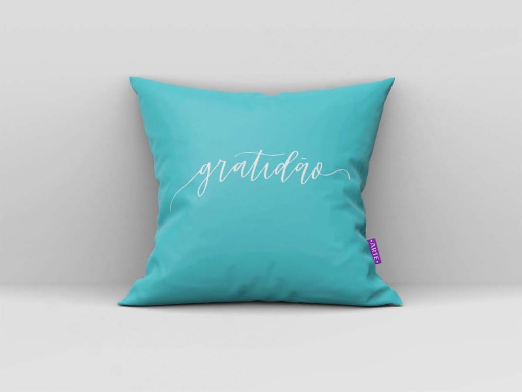 ARTE PARA ALMOFADA - KIT GRATIDÃO VERDE-4148