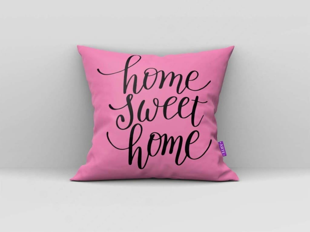 ARTE PARA ALMOFADA - KIT HOME SWEET HOME COLORIDO-4201
