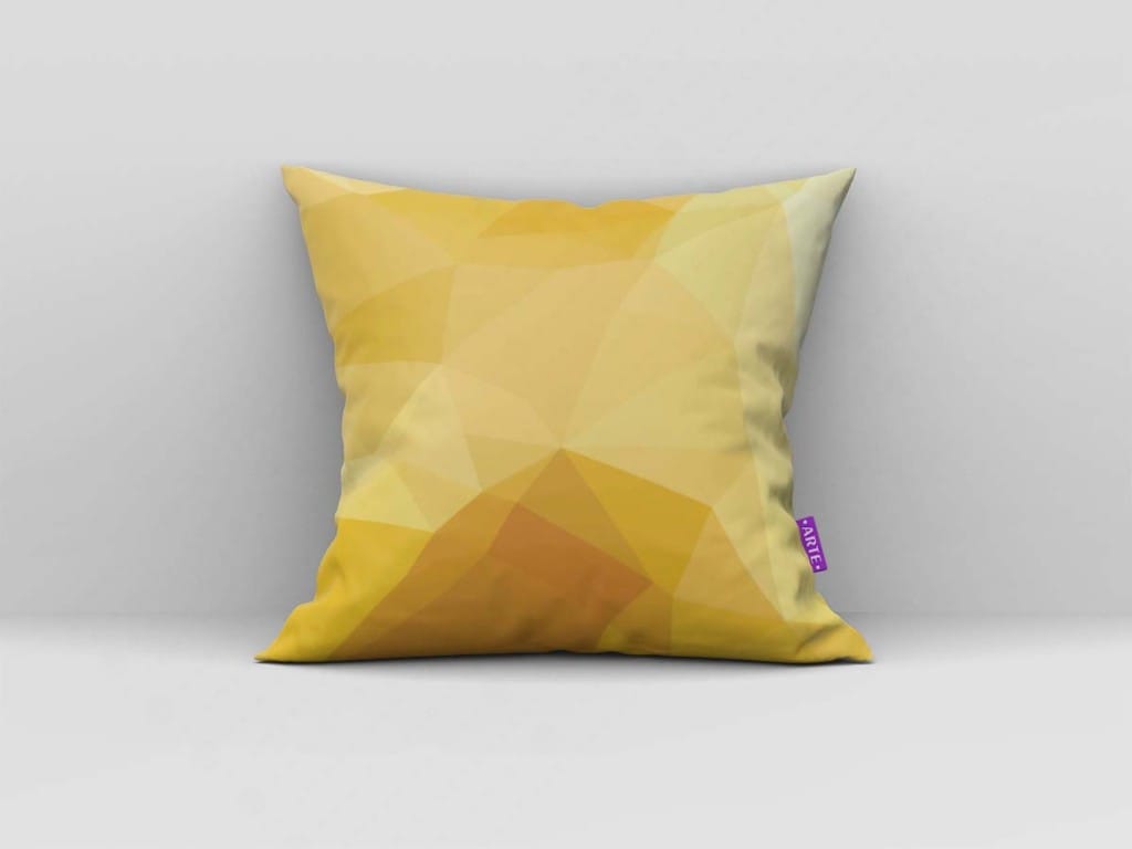 ARTE PARA ALMOFADA - KIT  DOURADO GEOMÉTRICO-4234