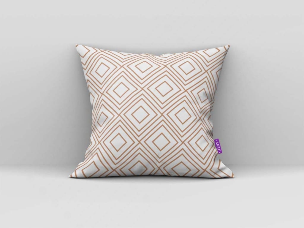 ARTE PARA ALMOFADA - KIT GEOMÉTRICAS MARROM PRETO E BRANCO-4249