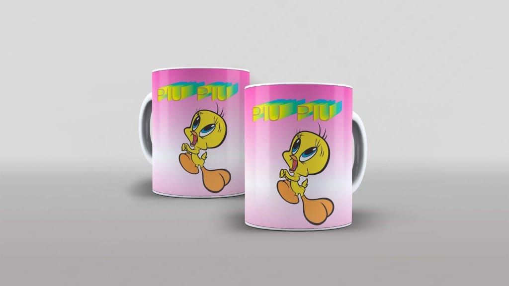 ARTE PARA CANECA PIU PIU-4255