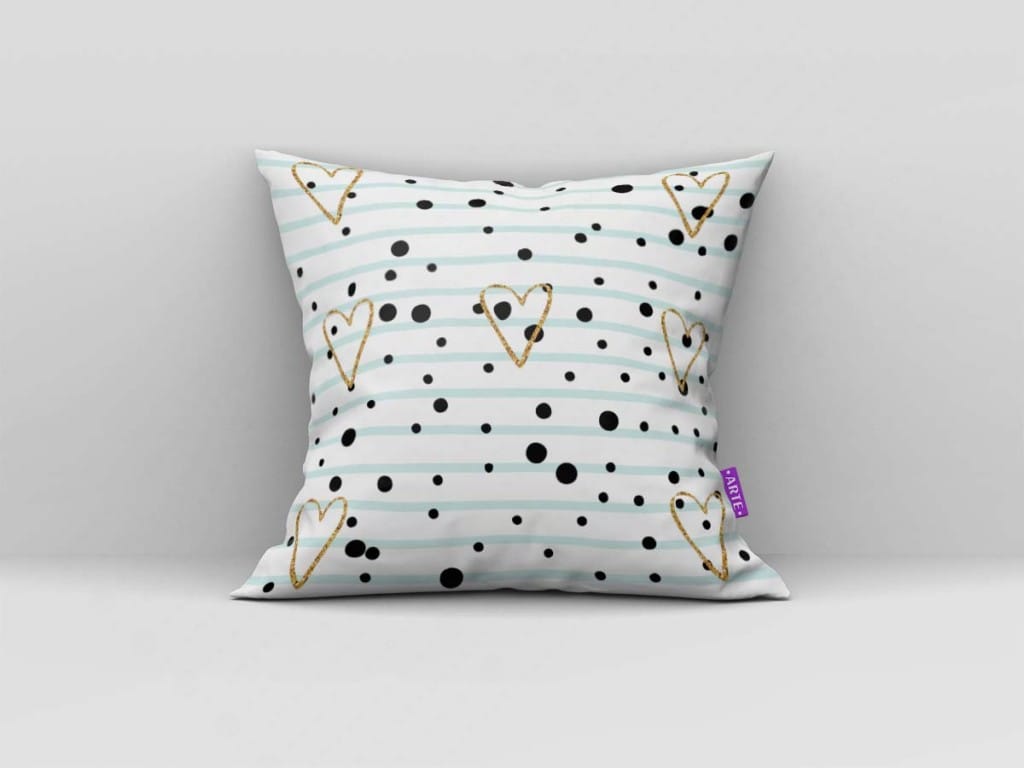 ARTE PARA ALMOFADA - KIT FLAMINGO DOURADO-4317