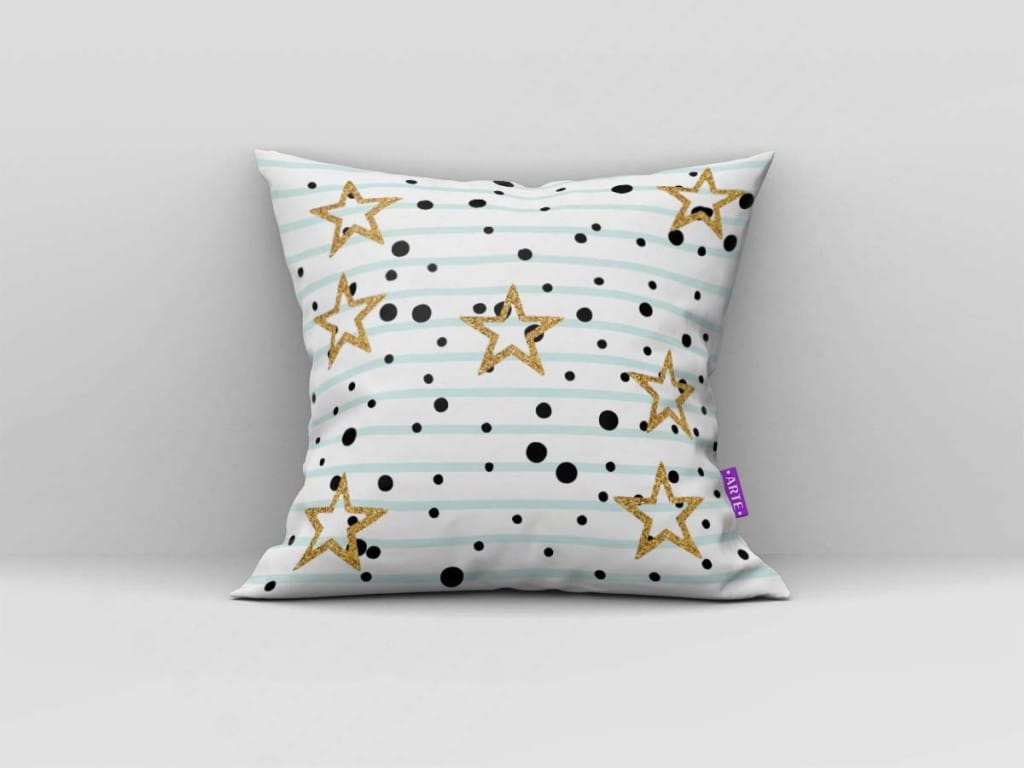 ARTE PARA ALMOFADA - KIT FLAMINGO DOURADO-4319