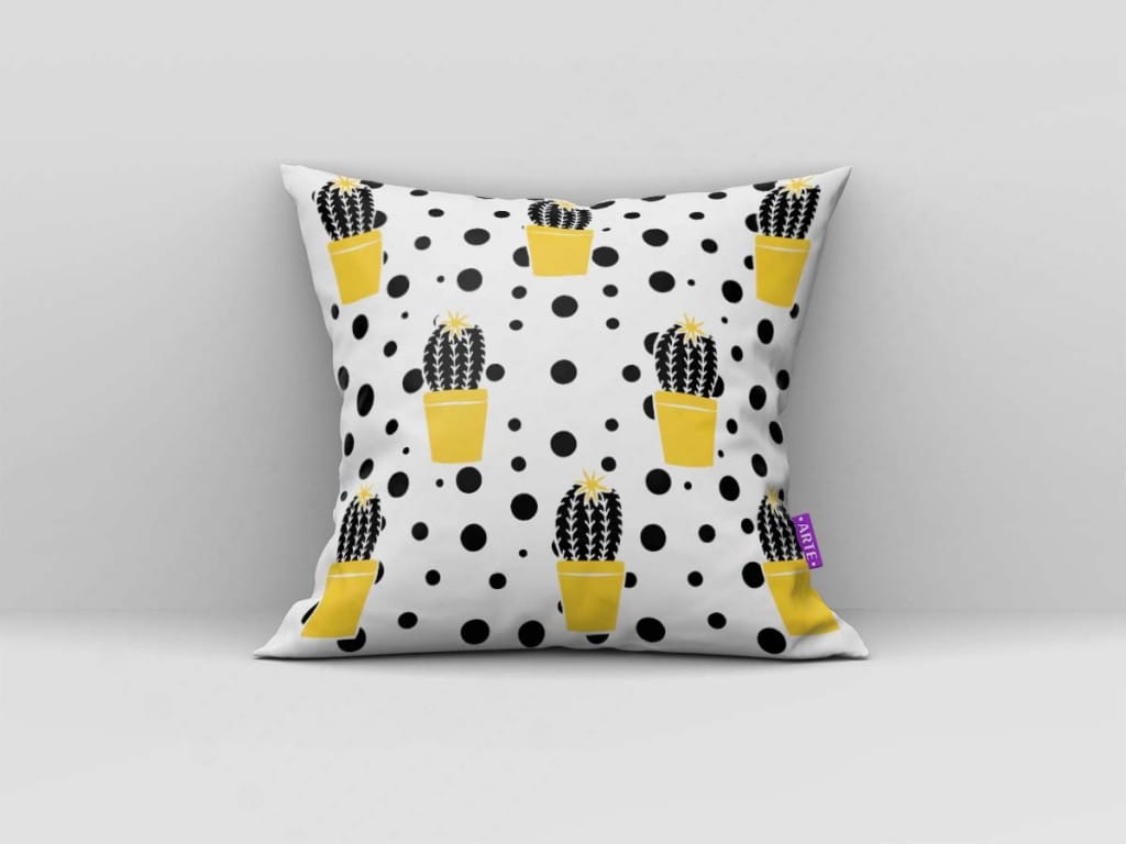 ARTE PARA ALMOFADA - KIT HELLO AMARELO GEOMÉTRICA-4437