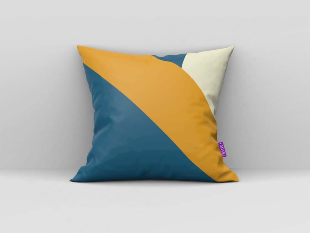 ARTE PARA ALMOFADA - KIT GEOMÉTRICA MODERNA COLORIDA-4521