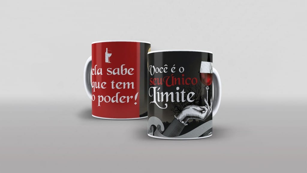 ARTE CANECA P VOCÊ É O SEU ÚNICO LÍMITE-4530