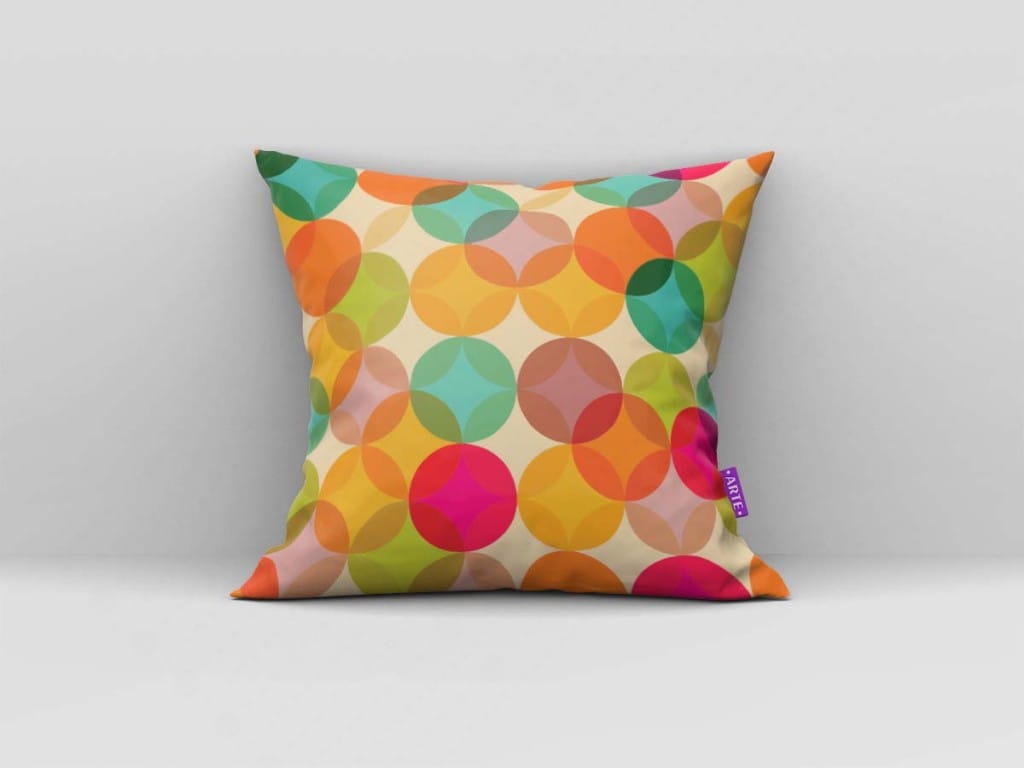 ARTE PARA ALMOFADA - KIT GEOMÉTRICAS COLORIDAS-4537