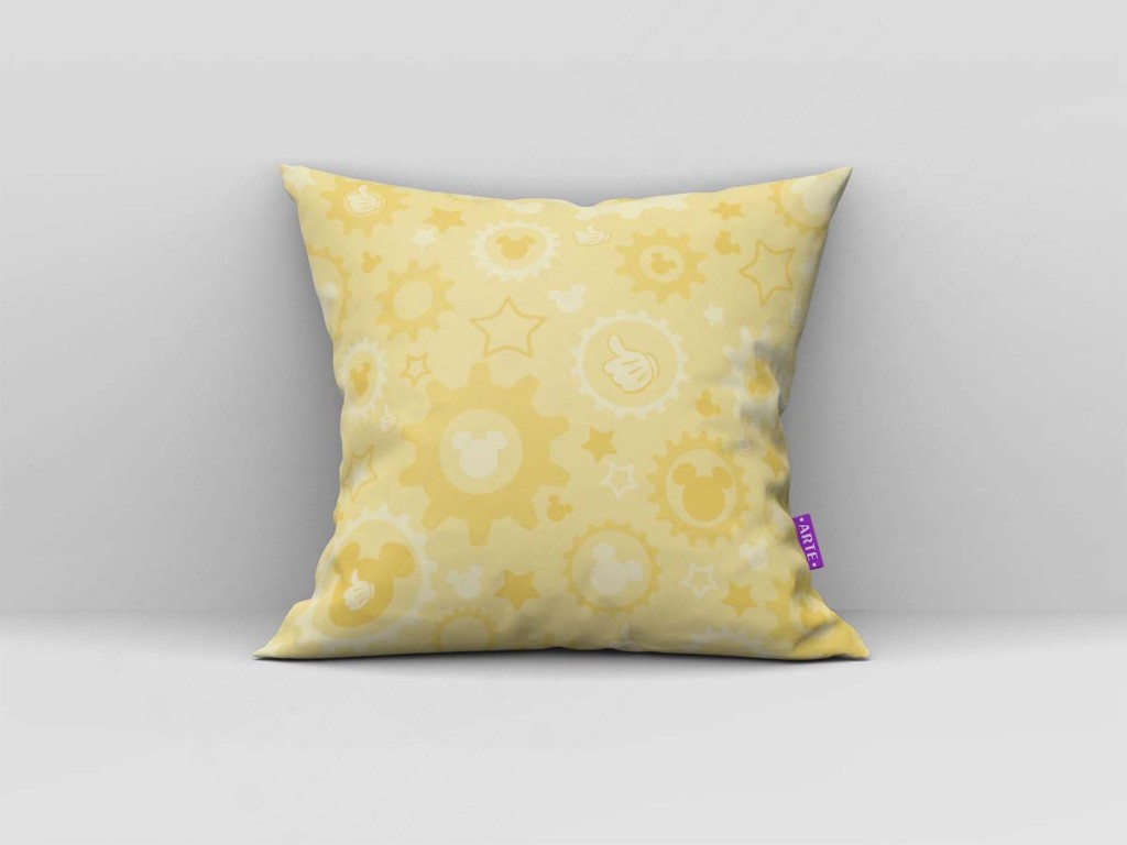 ARTE PARA ALMOFADA DE EMGRENAGENS E MINIATURAS - KIT BABY MICKEY MOUSE BLUE YELLOW DIGITAL-4765