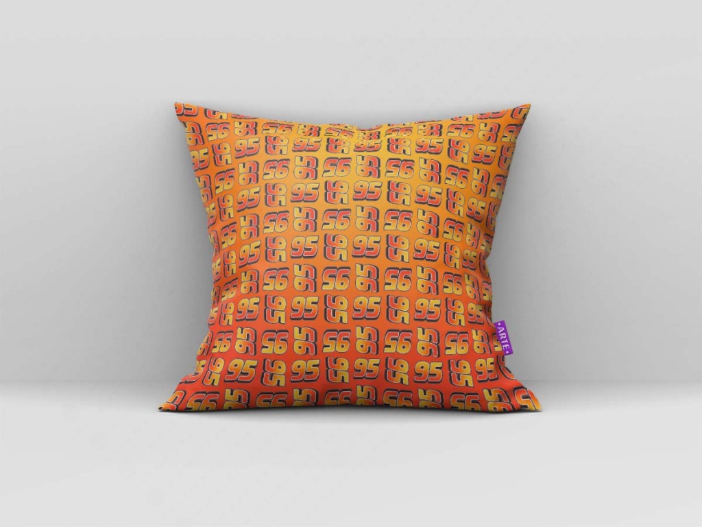 ARTE PARA ALMOFADA COM NÚMERO 95 - KIT CARS DIGITAL PAPER-4858