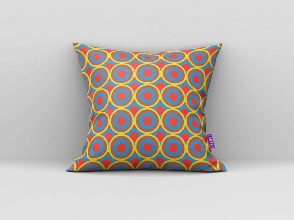 ARTE PARA ALMOFADA DE CÍRCULOS E BOLINHAS  - KIT CURIOUS GEORGE DIGITAL PAPER-4908