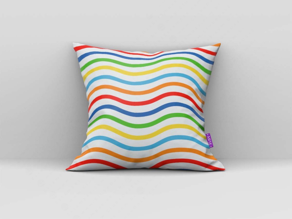 ARTE PARA ALMOFADA DE LINHAS ONDULADAS COLORIDAS - KIT ELMO ROJO DIGITAL PAPER-4989