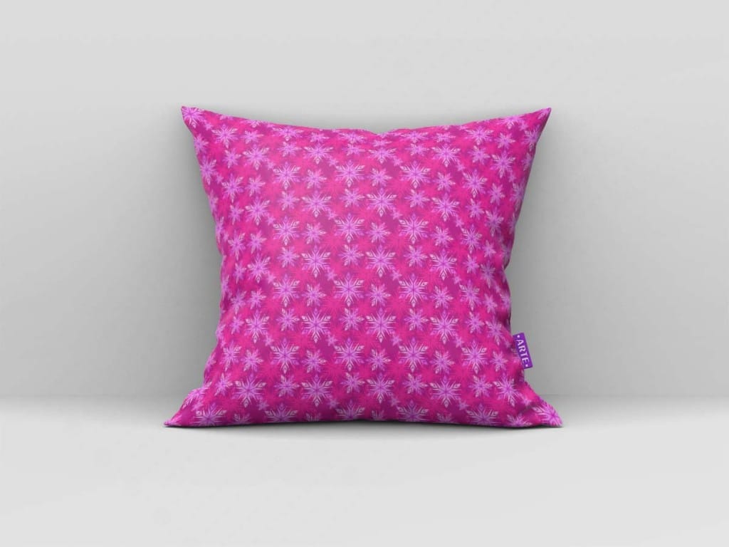 ARTE PARA ALMOFADA DE FLOCOS DE GELO ROSAS - KIT FROZEN DGITAL PAPER-5020