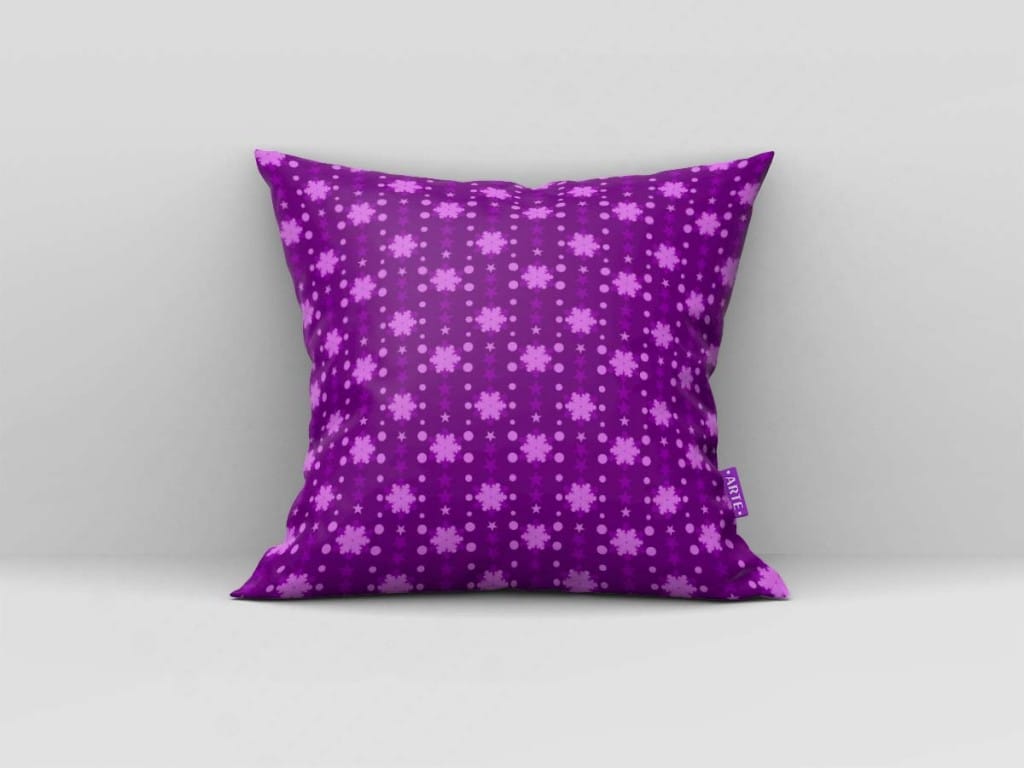 ARTE PARA ALMOFADA DE FLOCOS DE GELO ROXOS - KIT FROZEN PAPEL DIGITAL-5040