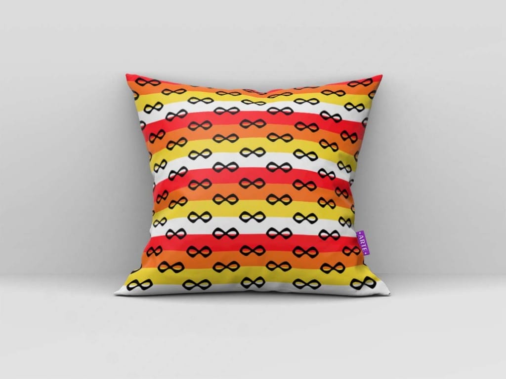 ARTE PARA ALMOFADA DE LISTRAS COLORIDAS E MÁSCARAS - KIT OS INCRÍVEIS PAPEL DIGITAL-5210