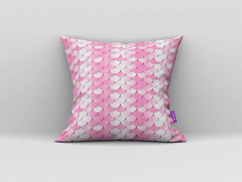 ARTE PARA ALMOFADA DEGRADÊ ROSA - KIT ESCAMAS DE SEREIA PAPEL DIGITAL-5243
