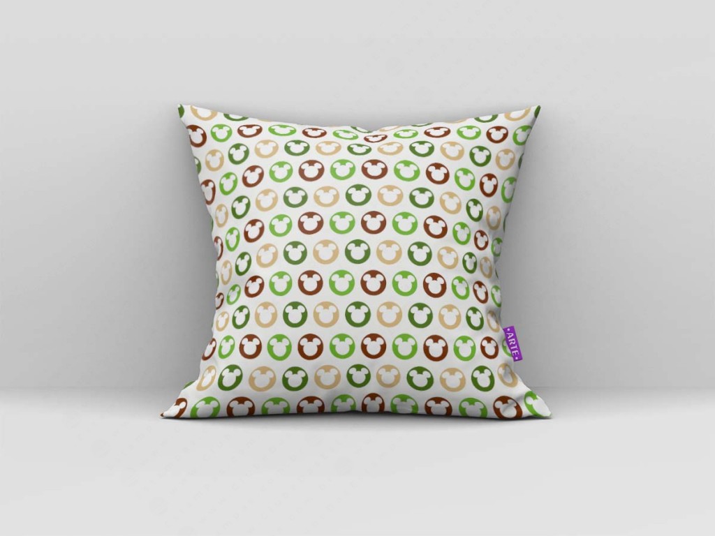 ARTE PARA ALMOFADA DE MINIATURAS - KIT MICKEY MOUSE SAFARI-5267