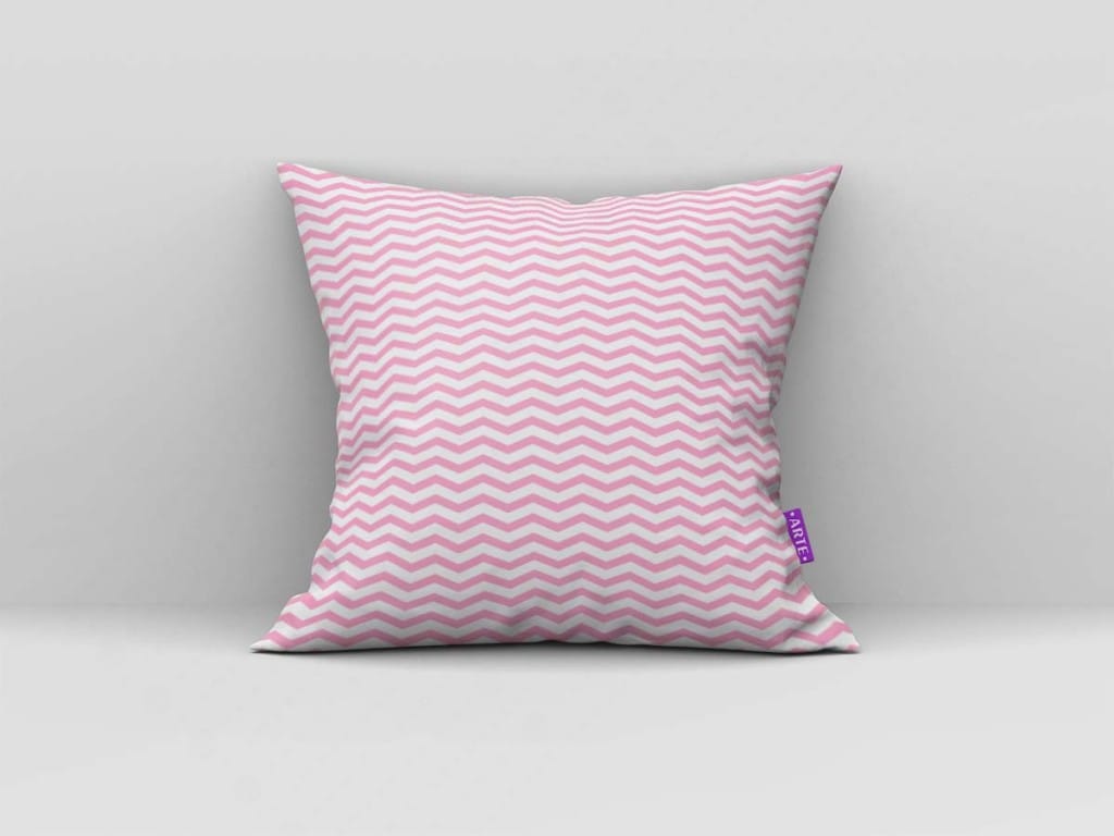 ARTE PARA ALMOFADA DE ZIG ZAG ROSA E BRANCA - KIT PEPPA PIG PAPEL DIGITAL-5433