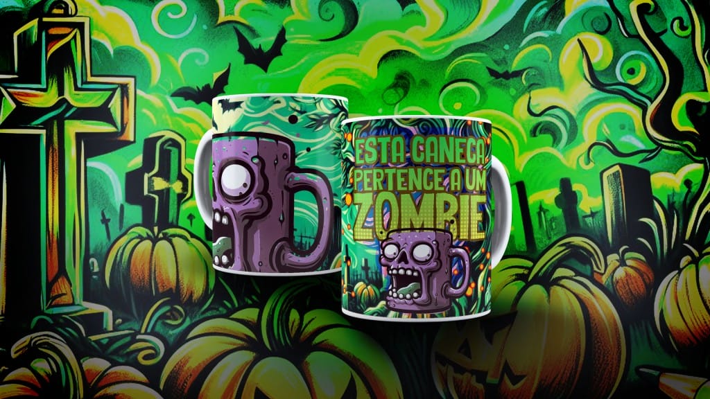 ARTE CANECA - ESTA CANECA PERTENCE A UM ZOMBIE-5572