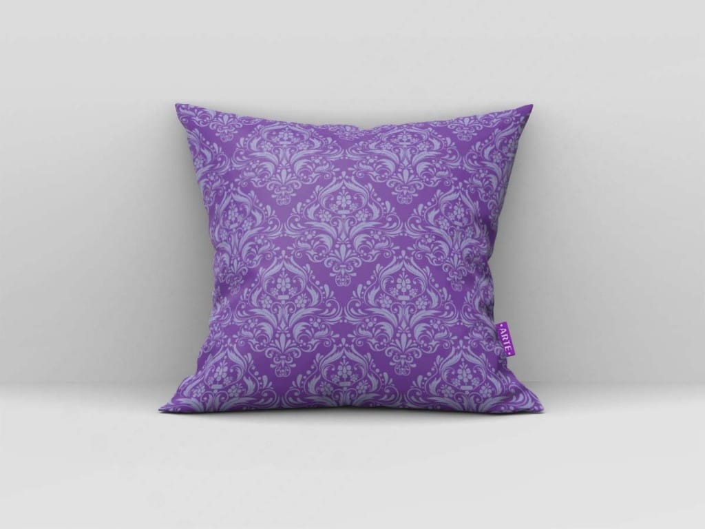 ARTE PARA ALMOFADA ORNAMENTAIS ROXA - KIT ENROLADOS-5642