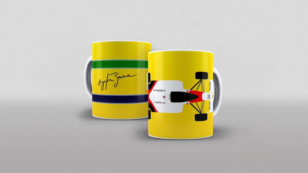 ARTE AYRTON SENNA 10 PARA CANECA CLUBE DAS ESTAMPAS-5960