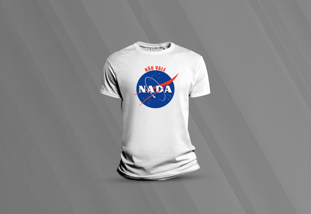 ARTE NÃO VALE NADA NASA - ESTAMPA PARA CAMISETA-5973