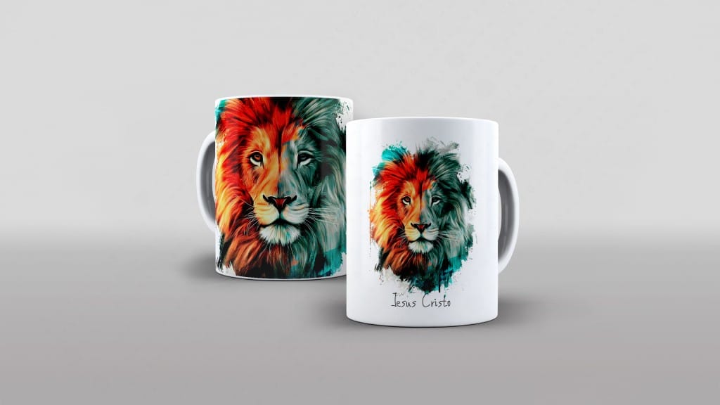 ARTE  LEÃO DE JUDÁ JESUS CRISTO-5990