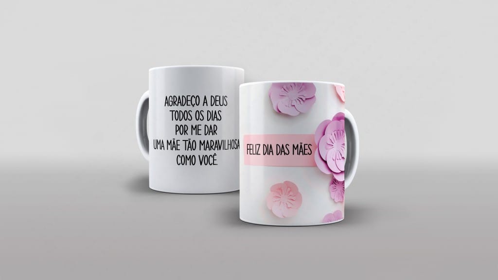 Arte Agradeço a Deus todos os dias por me dar uma mae tao maravilhosa como voce para caneca-6076