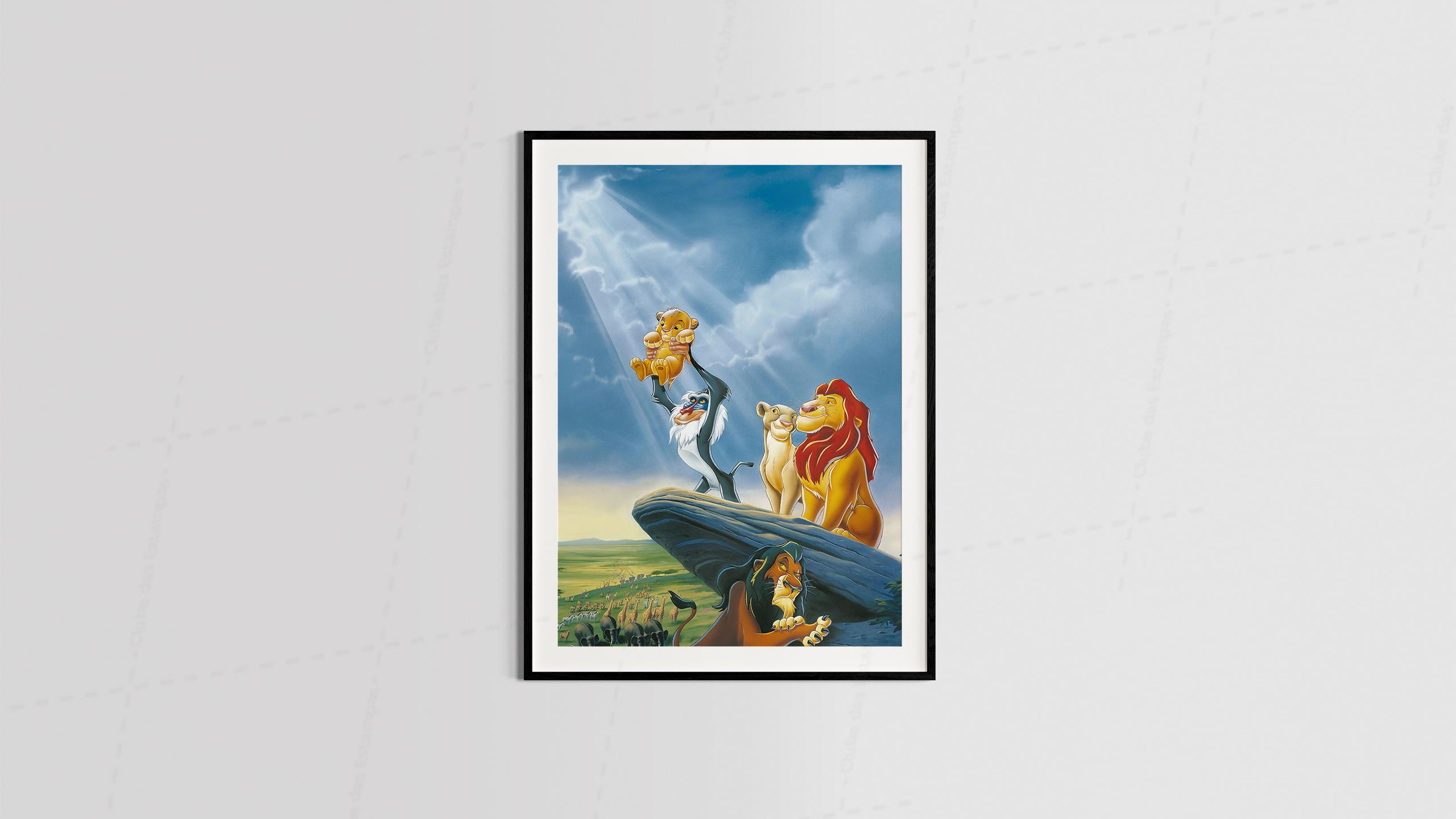 Arte O rei leao animes filmes desenho animado para quadros e placas 2-6395