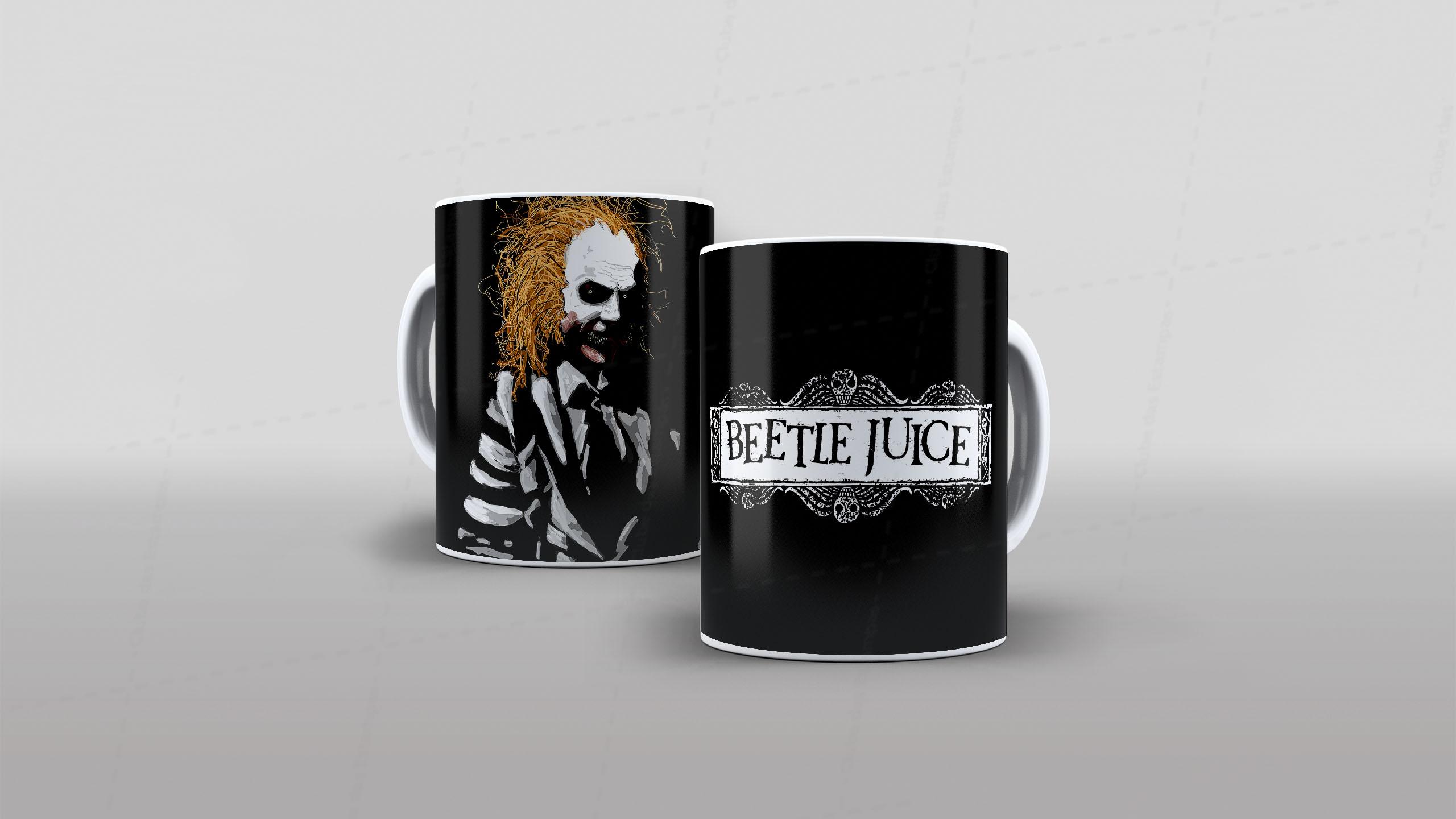 Arte Besouro Suco Beatle Juice 8 para caneca clube das estampas-6443
