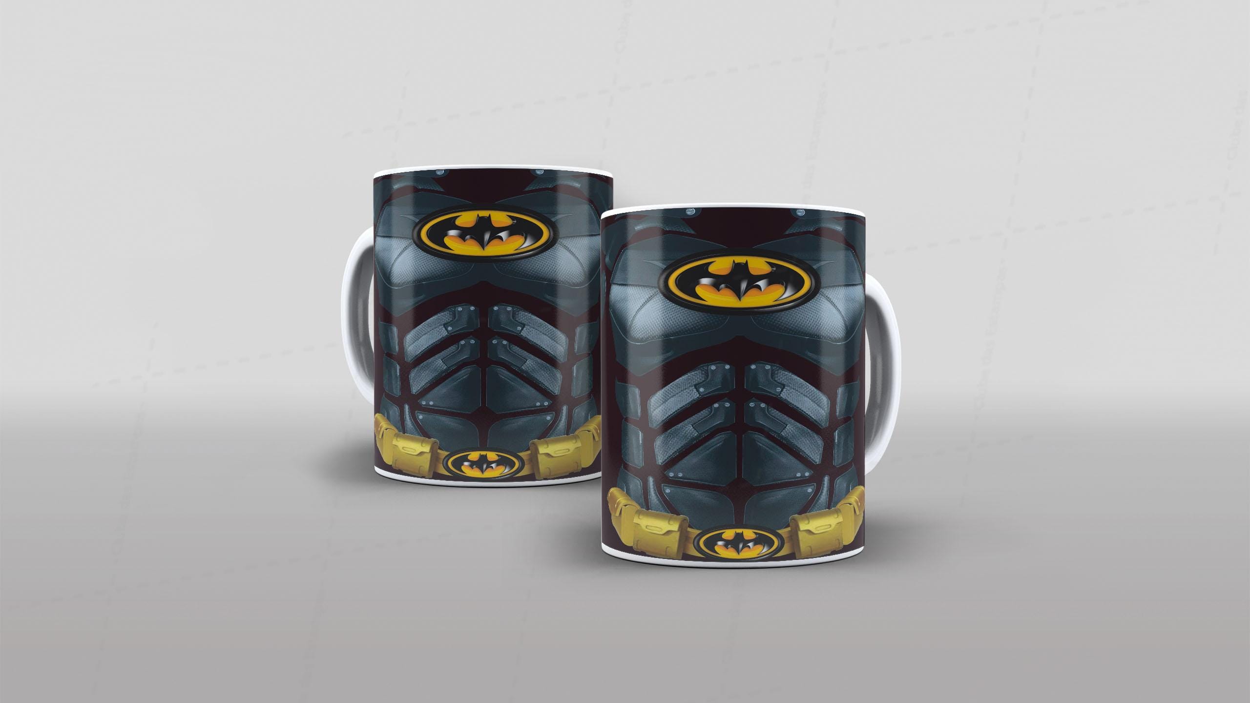 Arte caneca camiseta corpo roupa herois DC batman (9-6541