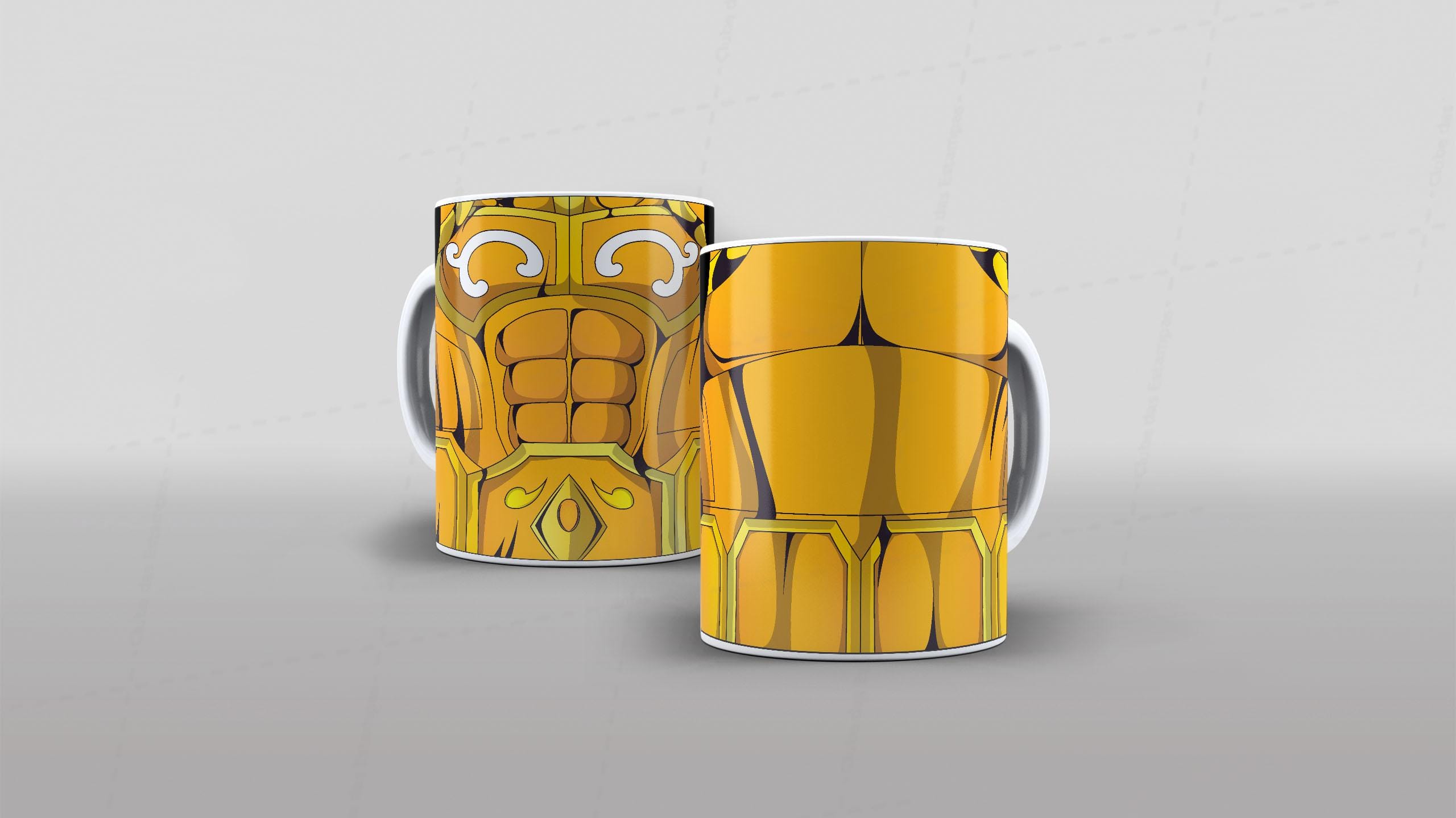 Arte caneca camiseta roupa corpo cavaleiros do zodiaco (11-6658