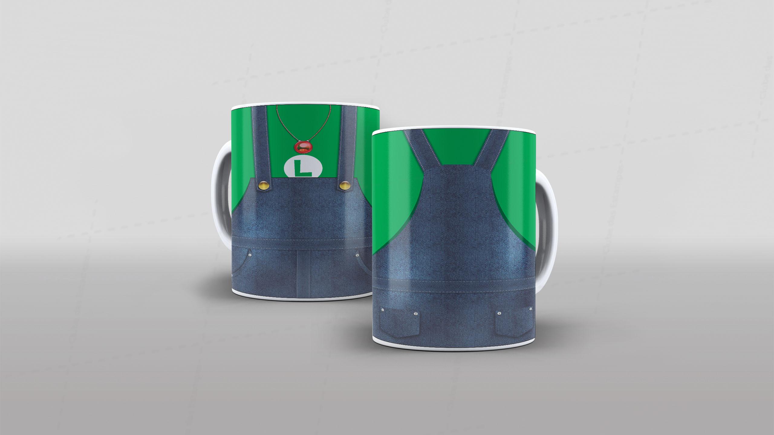 Arte caneca camiseta roupa corpo LUIGI-6739