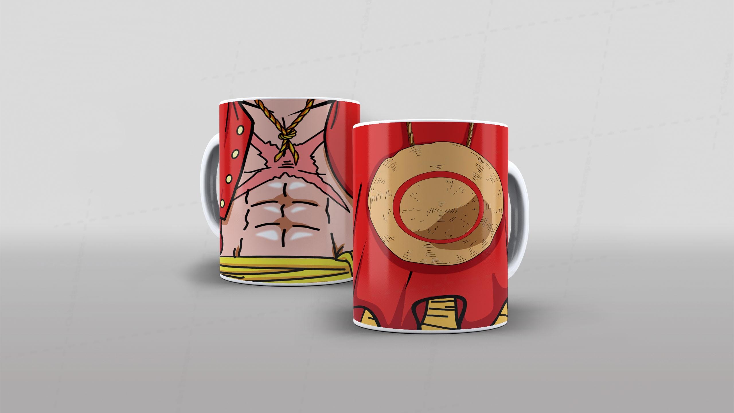 Arte caneca camiseta roupa corpo one piece (4-6783