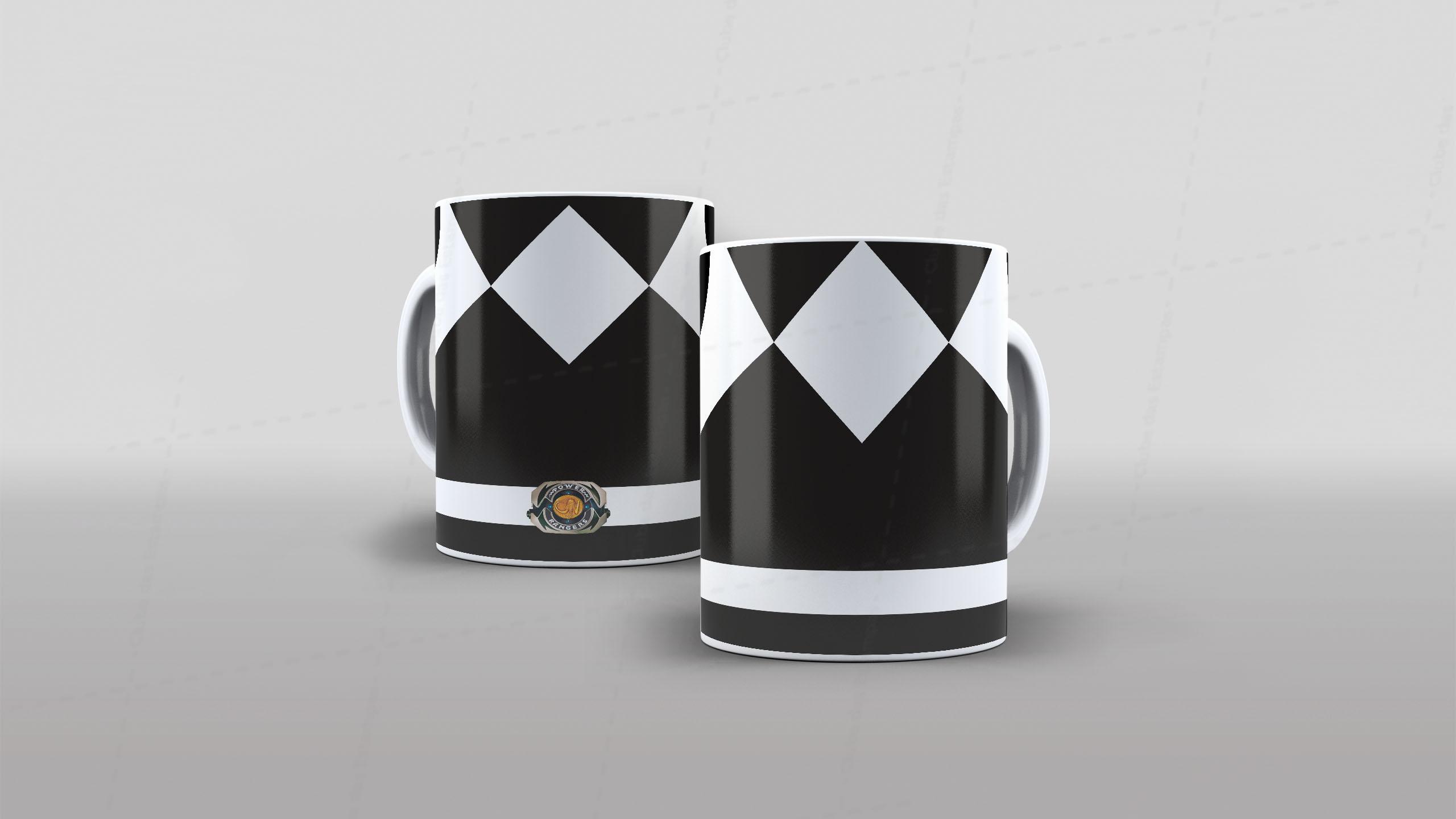 Arte caneca camiseta roupa corpo Power Rangers (2-6803