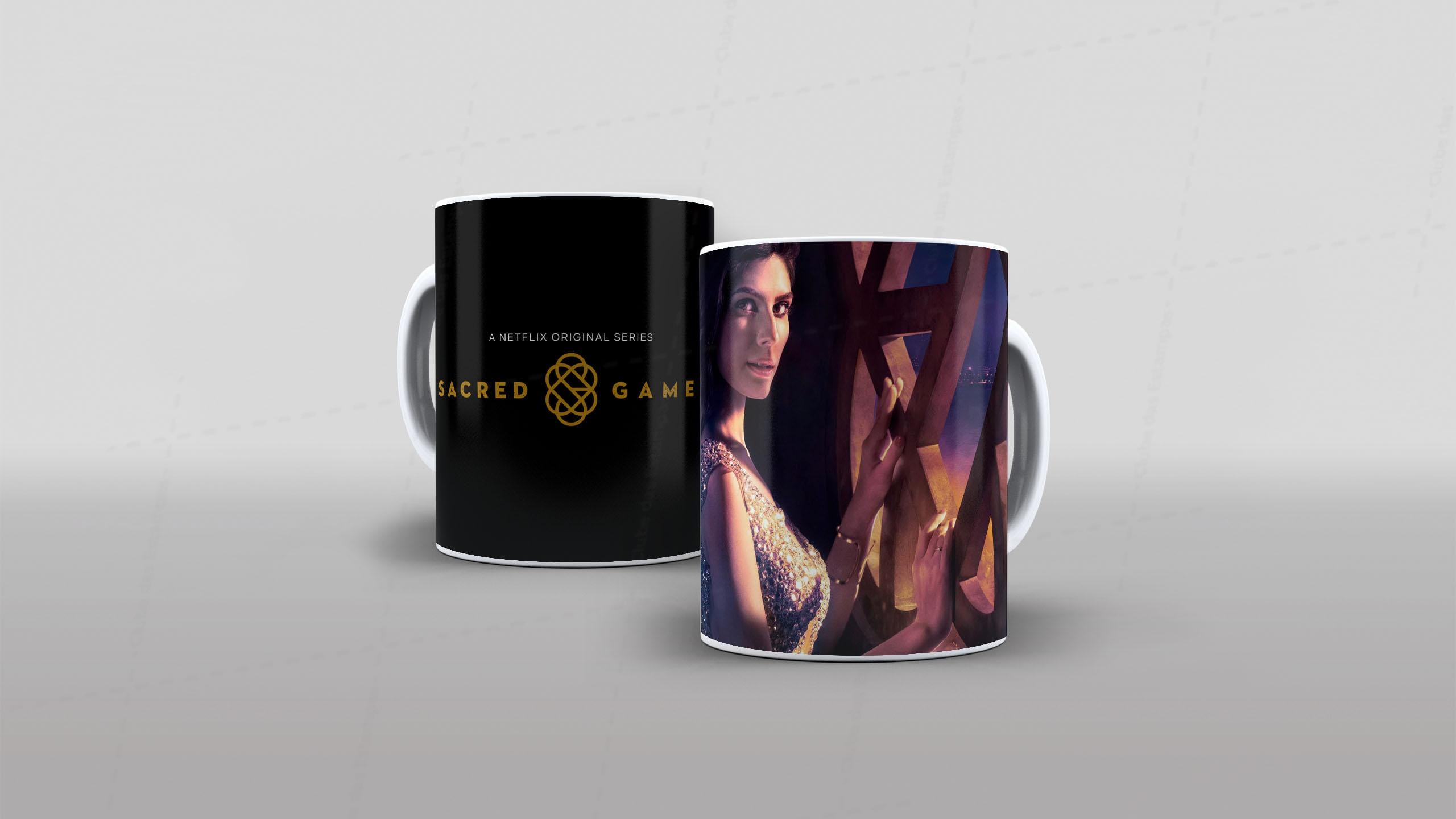 Arte SACRED GAMES (2) pra caneca-6999