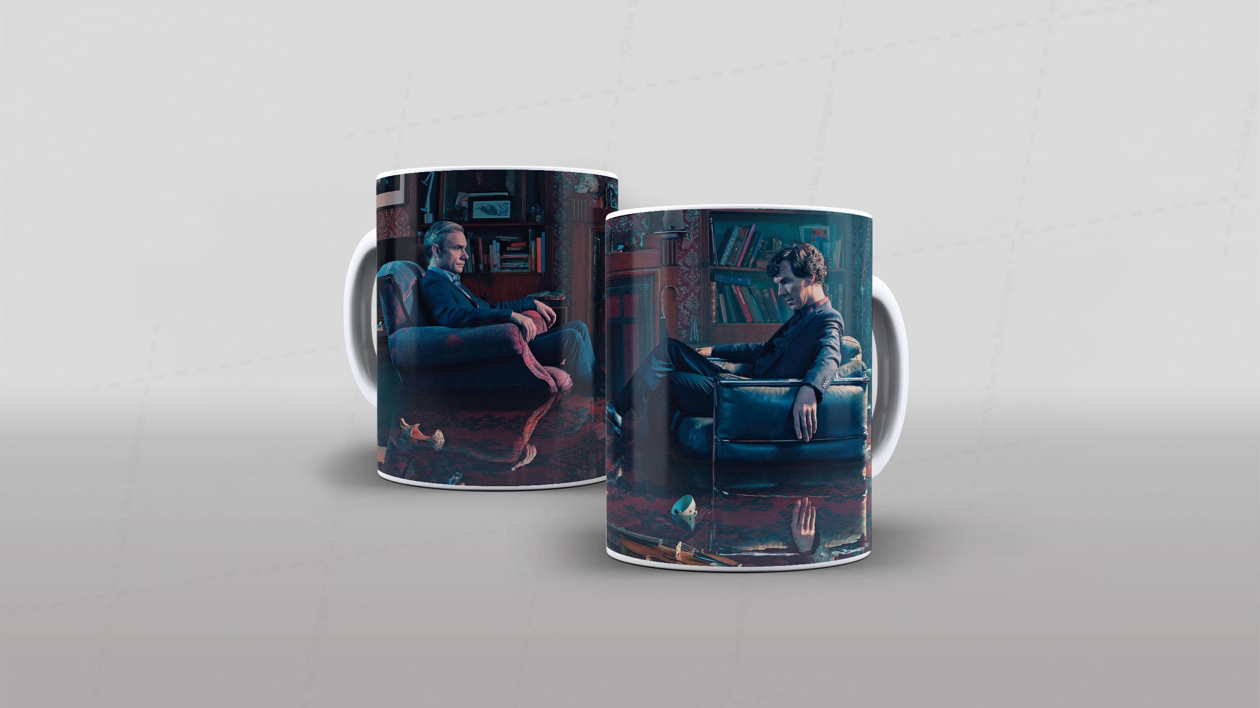Arte SHERLOCK (2) pra caneca-7020