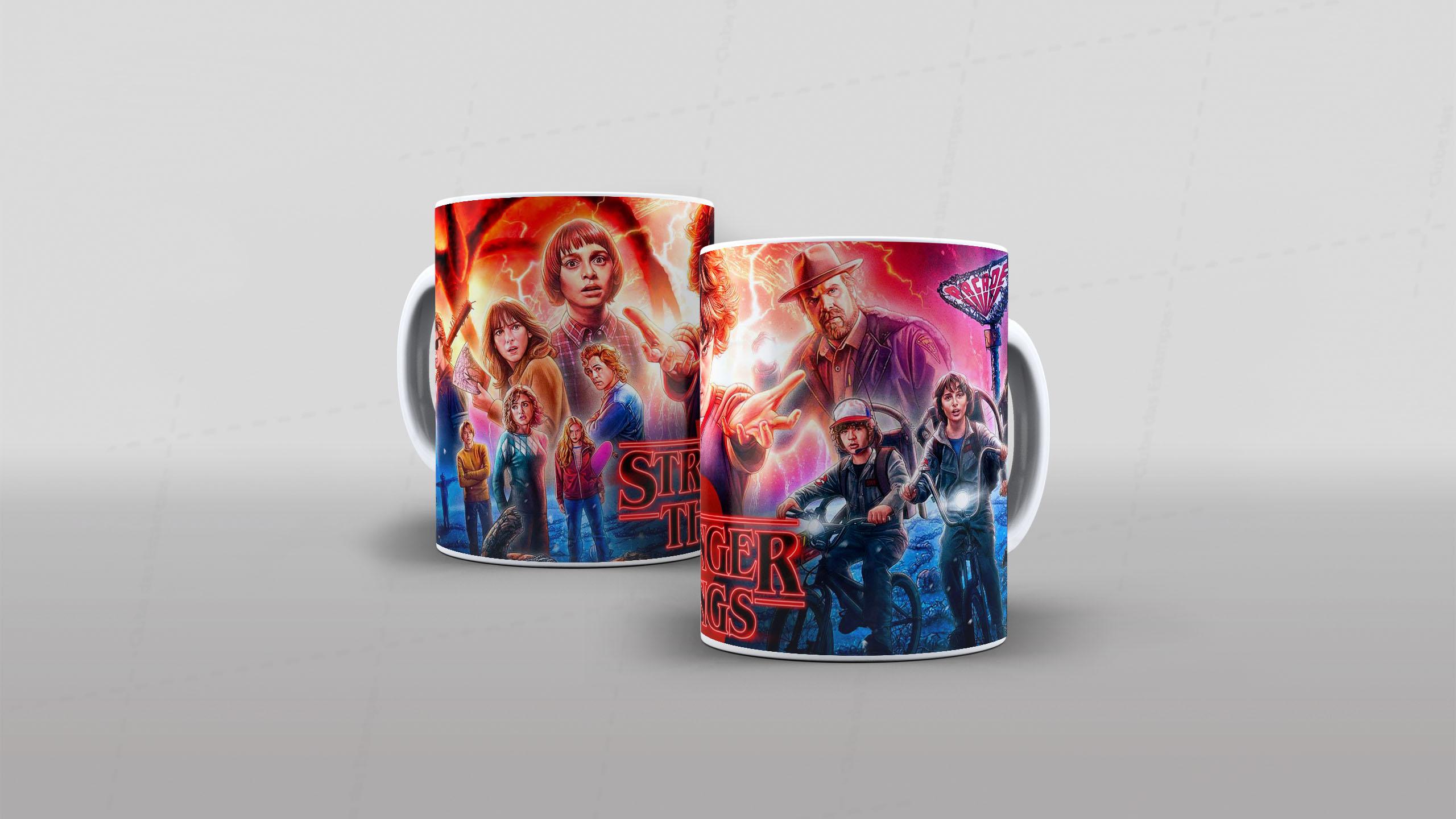 Arte STRANGER THINGS (5) pra caneca-7043