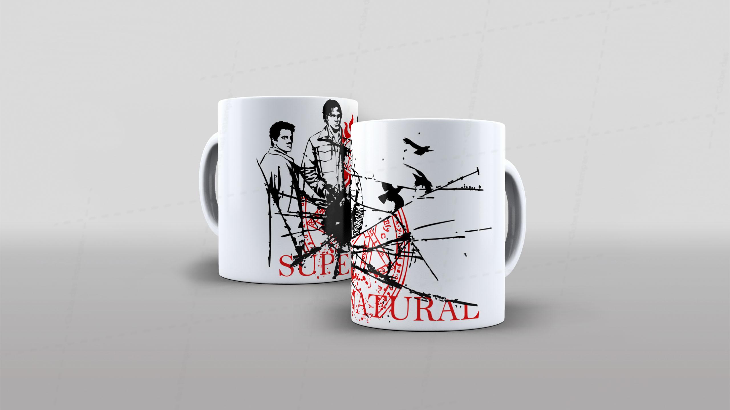 Arte SUPERNATURAL (9) pra caneca-7065