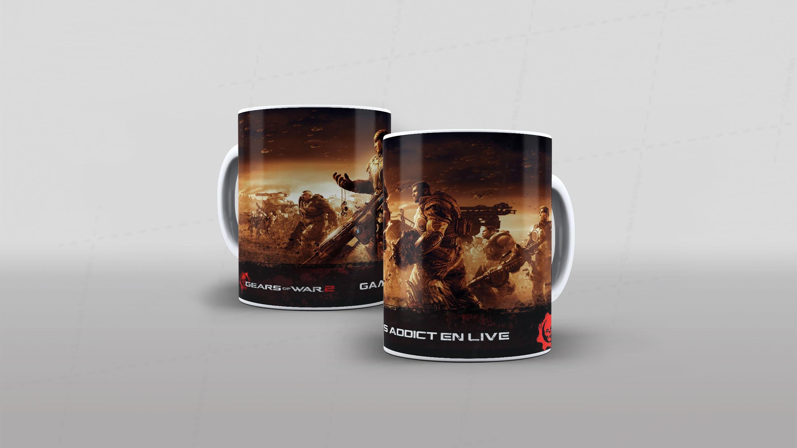 Arte Gears Of War tema video-game (1-7305