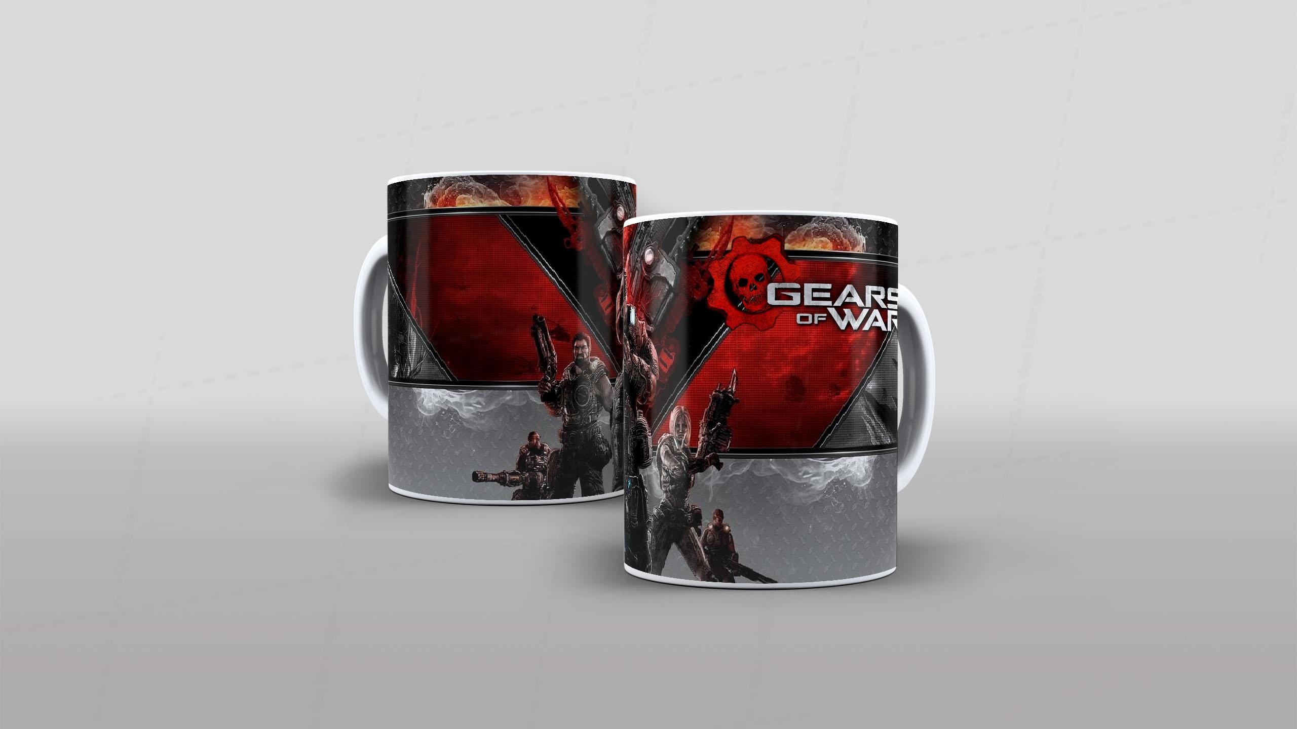 Arte Gears Of War tema video-game (2-7306