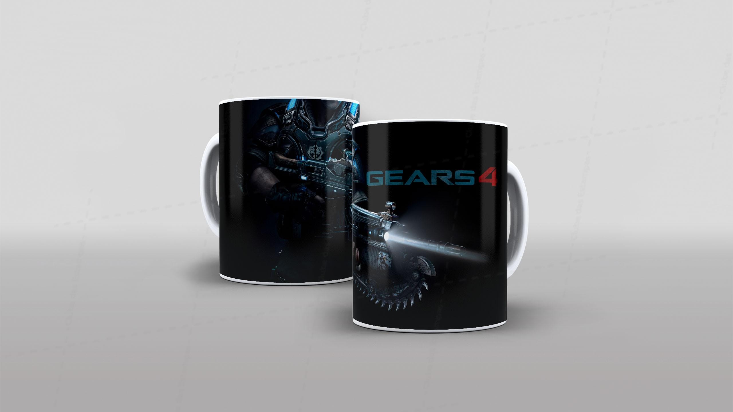 Arte Gears Of War tema video-game (4-7308