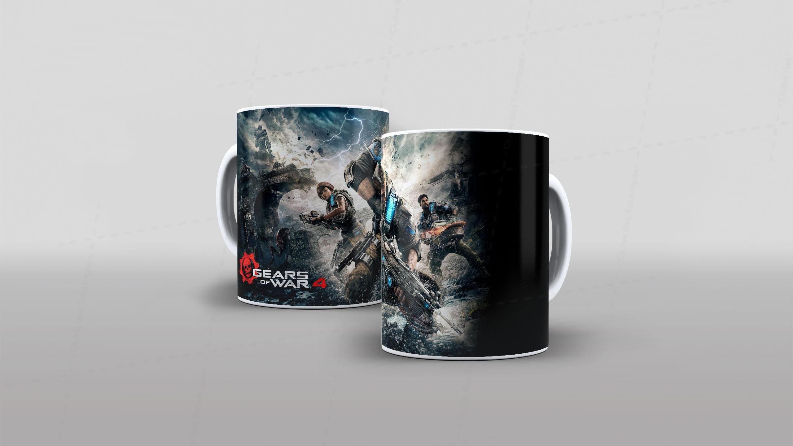 Arte Gears Of War tema video-game (7-7311