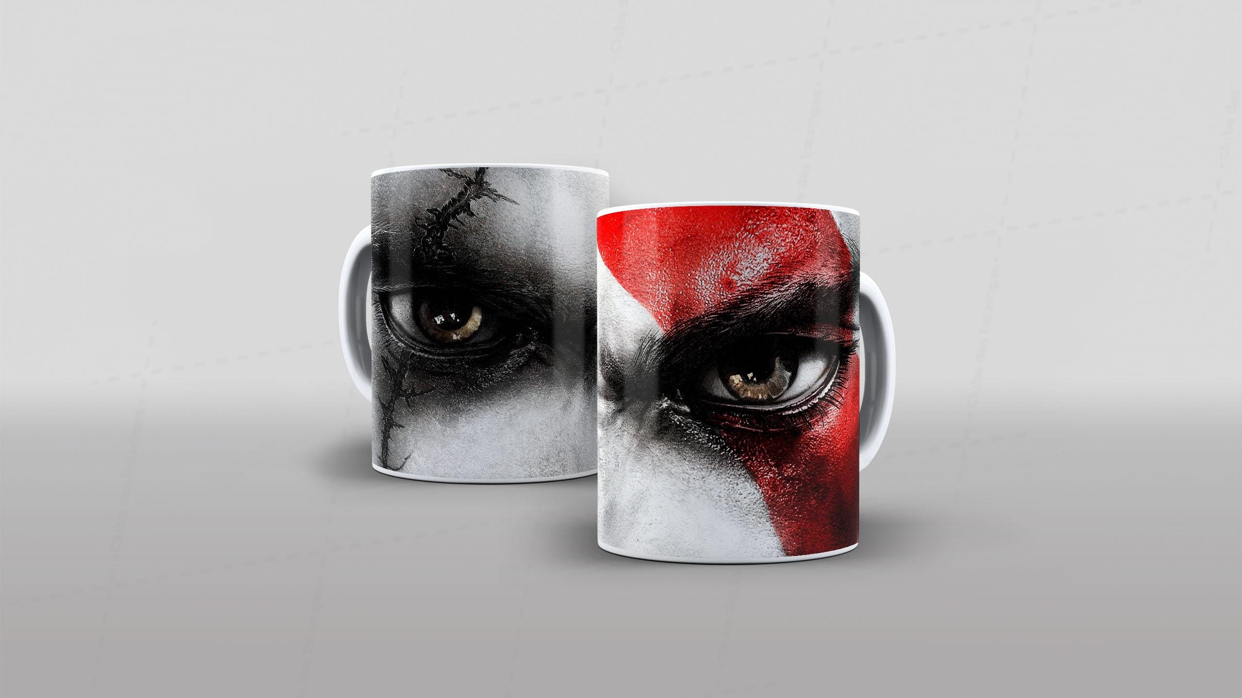 Arte GOD OF WAR tema video-game (4-7341