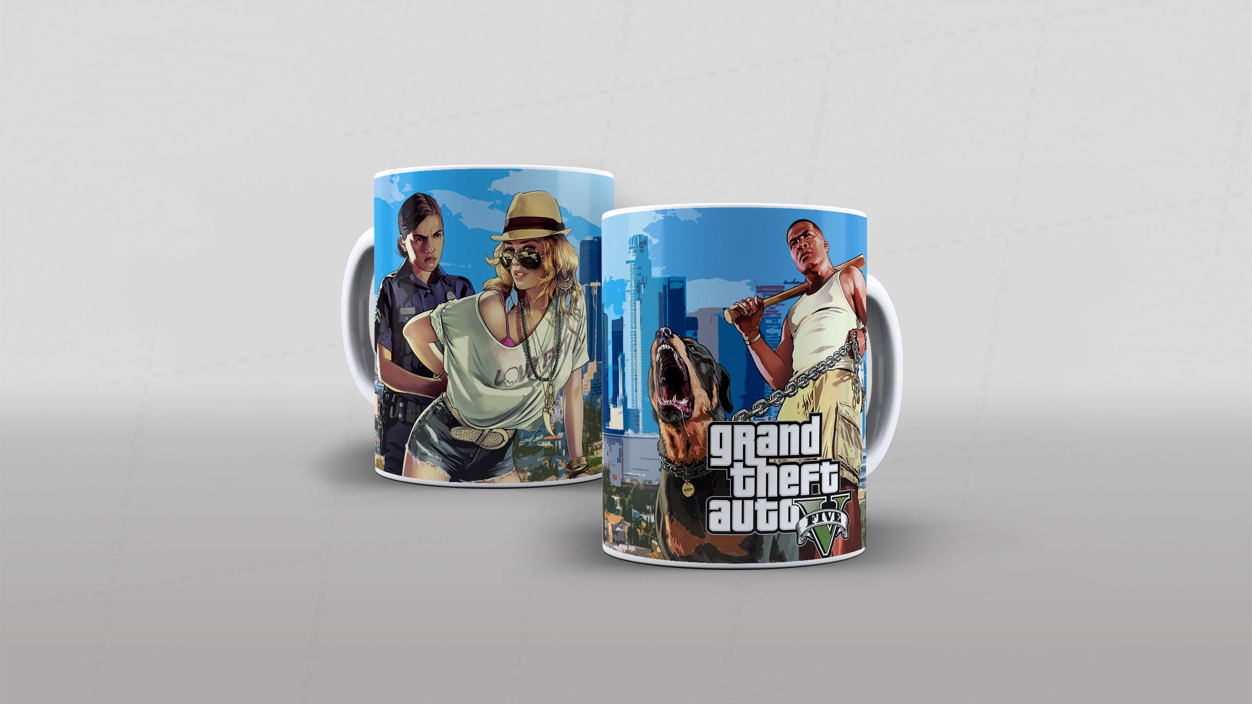 Arte GTA tema video-game (13-7355