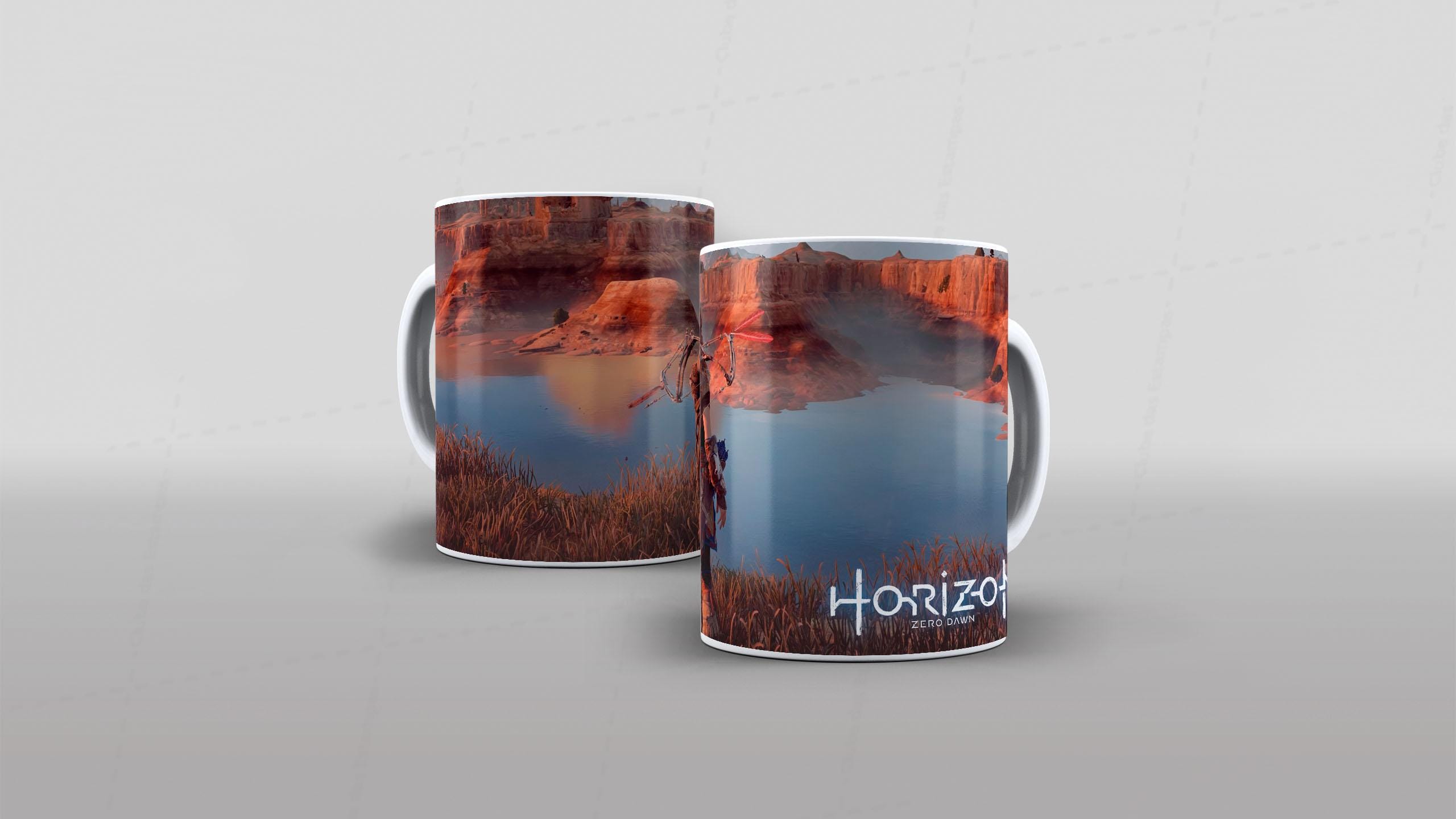 Arte horizon zero dawn tema video-game (1-7395