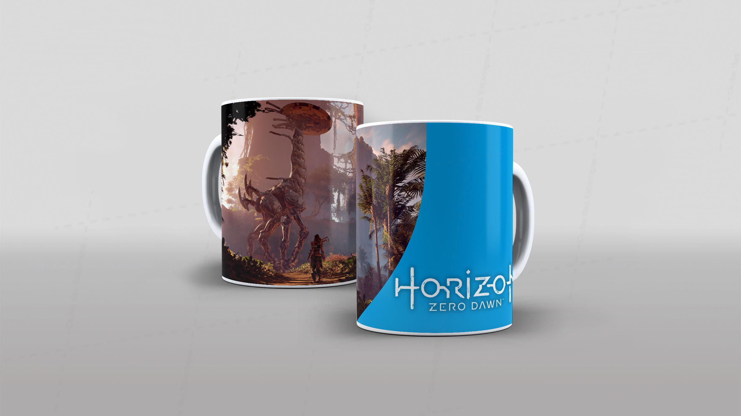 Arte horizon zero dawn tema video-game (4-7398