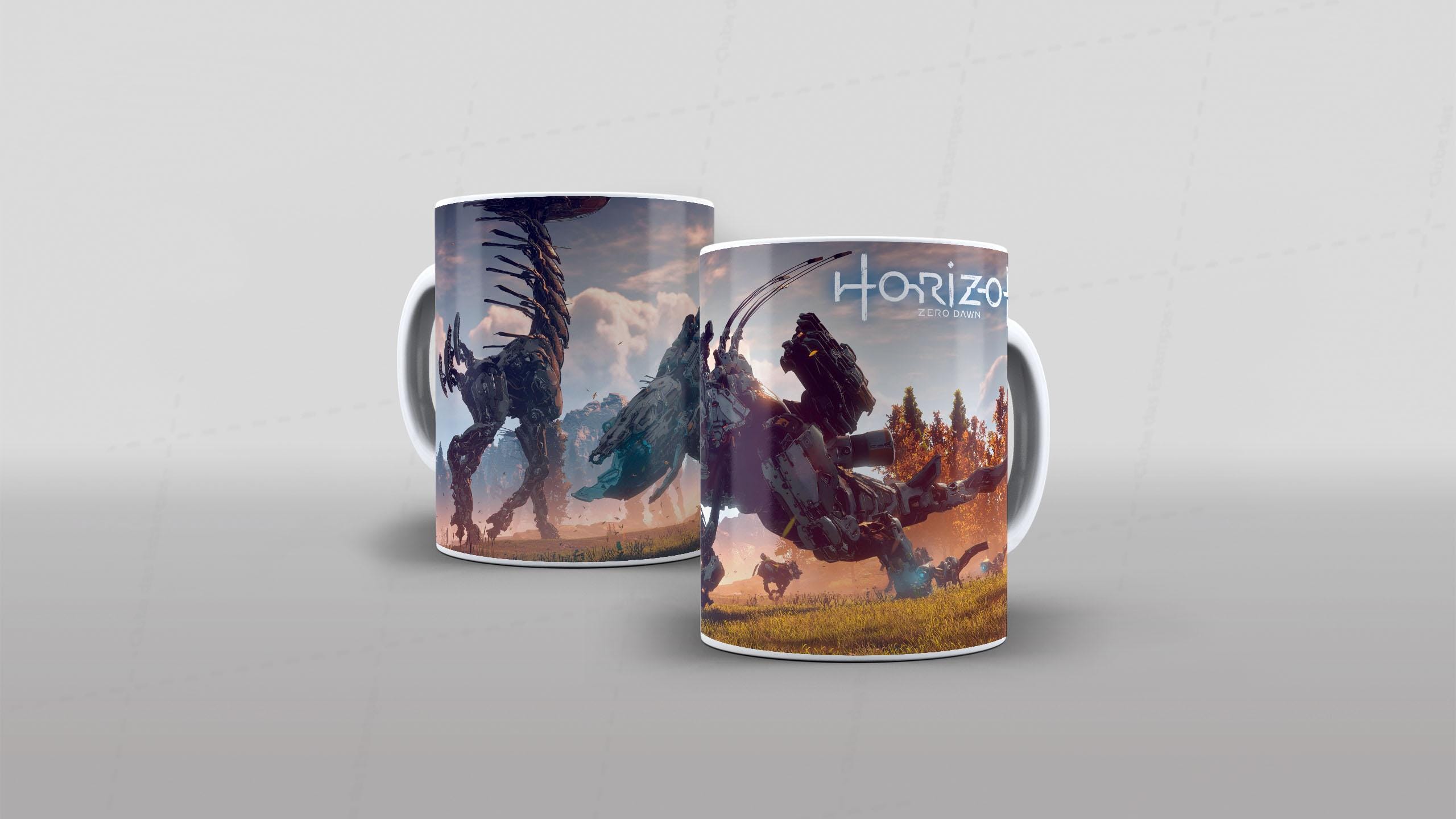 Arte horizon zero dawn tema video-game (6-7400