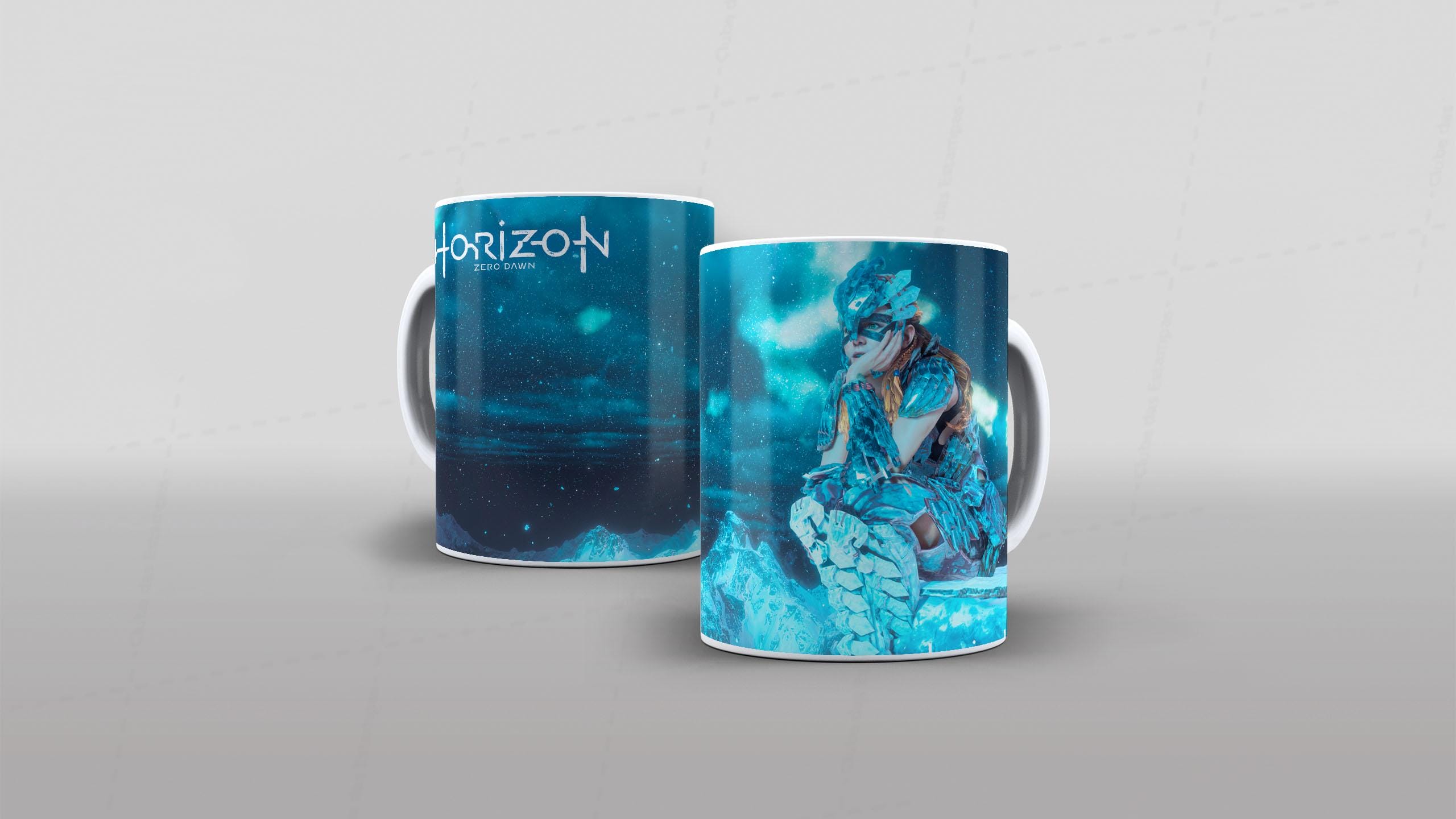 Arte horizon zero dawn tema video-game (12-7406