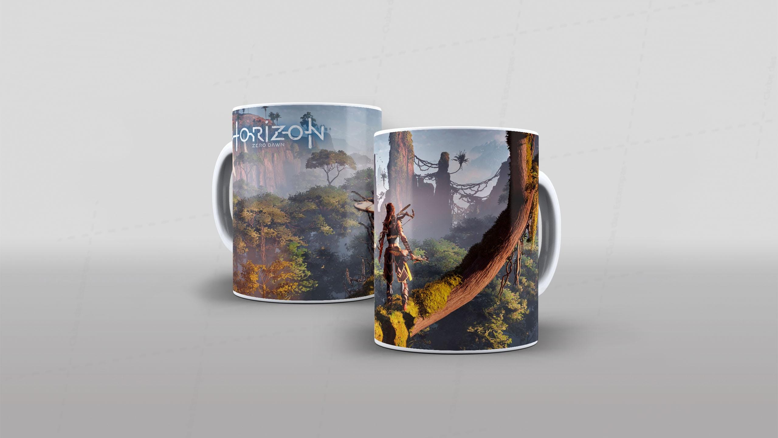 Arte horizon zero dawn tema video-game (13-7407